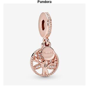 Sparkling Family Tree Dangle Charm